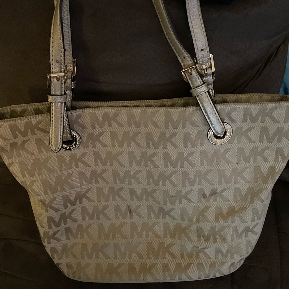 Gold Michael Kors Tote